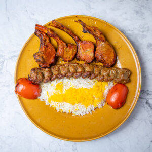 Rack of Lamb Kabob Combo